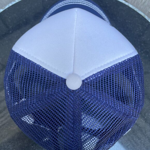 Roxy Cali Trucker Hat Snapback White Mesh California Logo Surfing - Picture 4 of 6